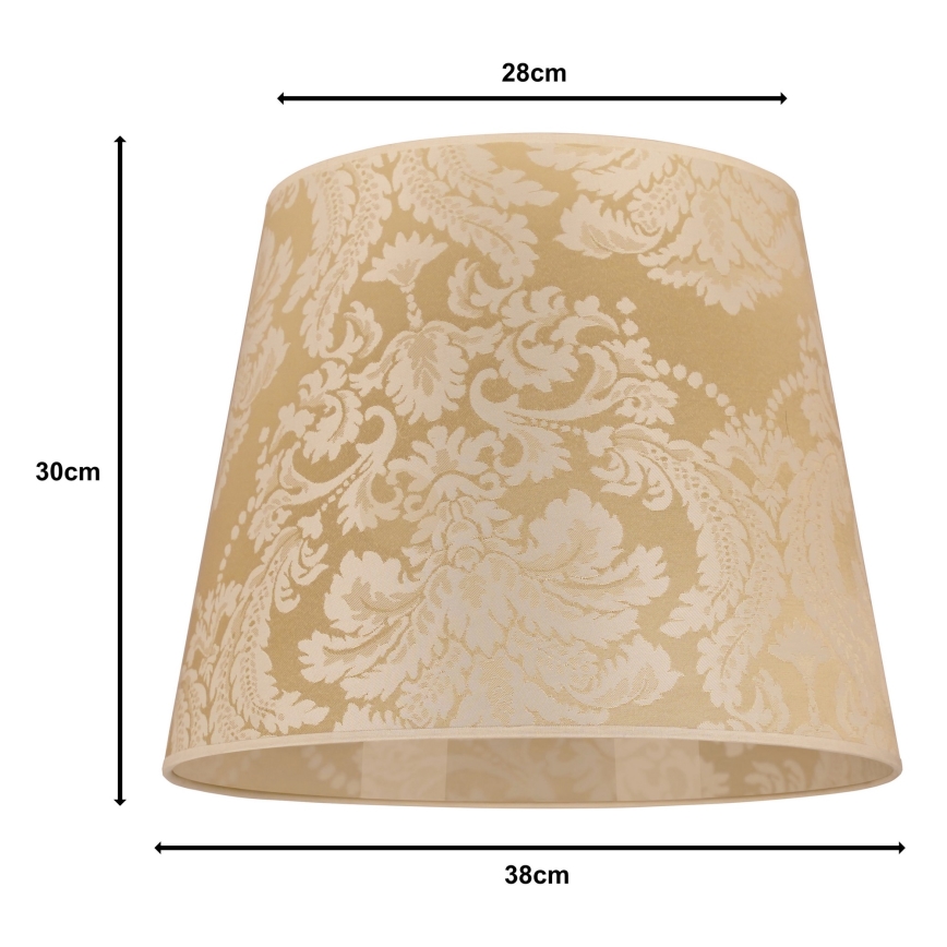 Duolla - Stínidlo k lustru CLASSIC L E27 pr. 38 cm zlatá