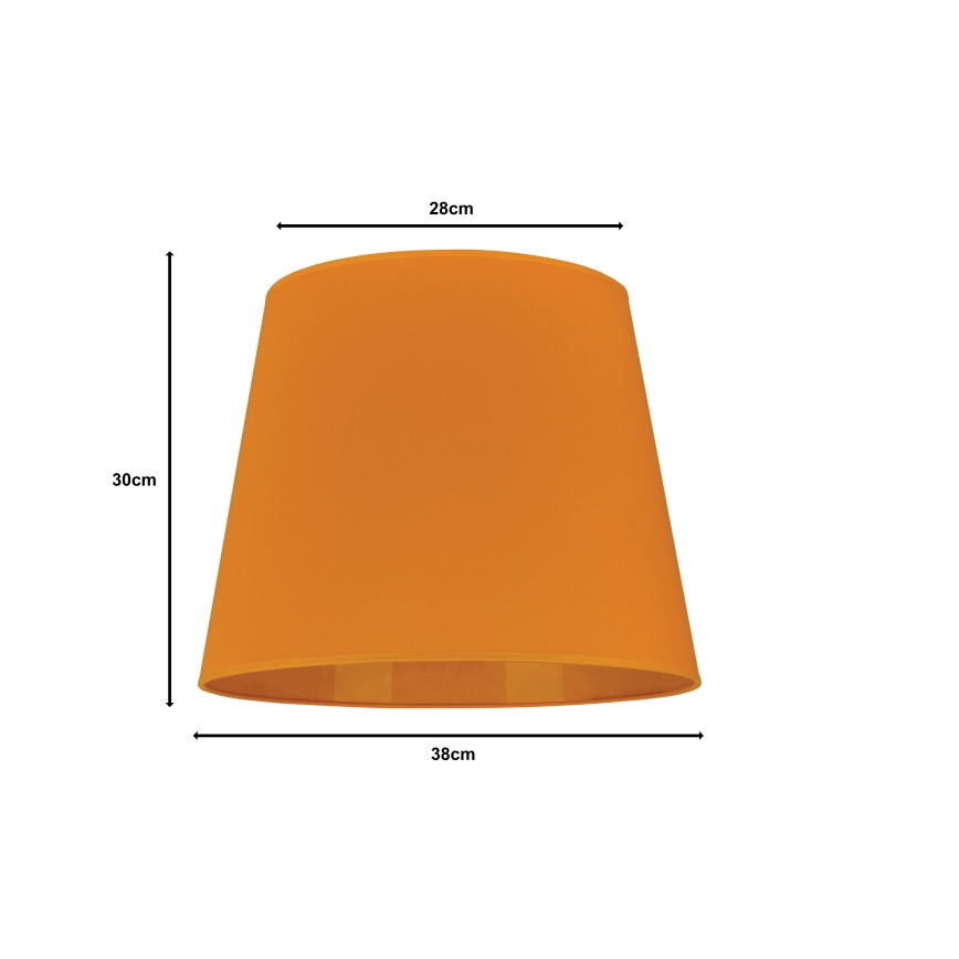 Duolla - Stínidlo k stojací lampě CLASSIC L E27 pr. 38 cm žlutá