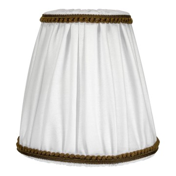 Duolla - Stínidlo k stolní a stojací lampě E27 pr. 15 cm bílá/hnědá