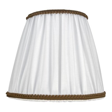 Duolla - Stínidlo k stolní a stojací lampě E27 pr. 18,5 cm bílá/hnědá