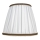 Duolla - Stínidlo k stolní a stojací lampě E27 pr. 18,5 cm bílá/hnědá