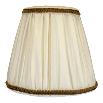 Duolla - Stínidlo k stolní a stojací lampě E27 pr. 18,5 cm krémová/hnědá