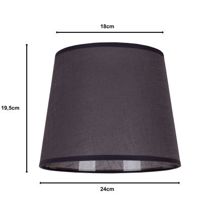 Duolla - Stínidlo k stolní lampě CLASSIC M E27 pr. 24 cm antracit