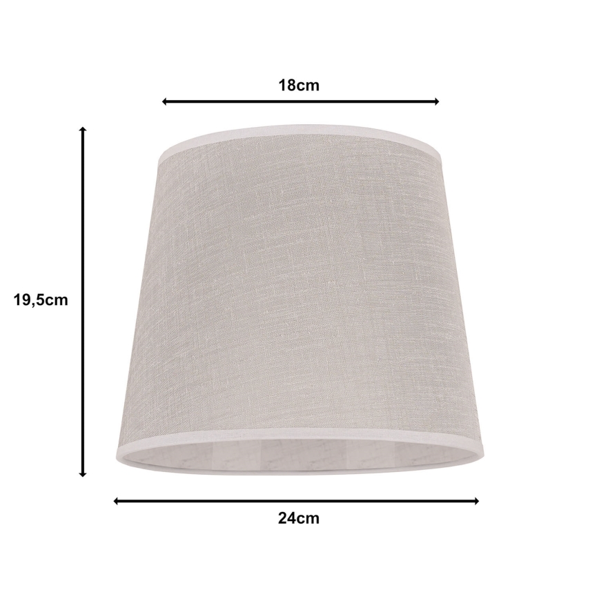Duolla - Stínidlo k stolní lampě CLASSIC M E27 pr. 24 cm béžová