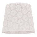 Duolla - Stínidlo k stolní lampě CLASSIC M E27 pr. 24 cm bílá