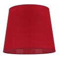 Duolla - Stínidlo k stolní lampě CLASSIC M E27 pr. 24 cm červená