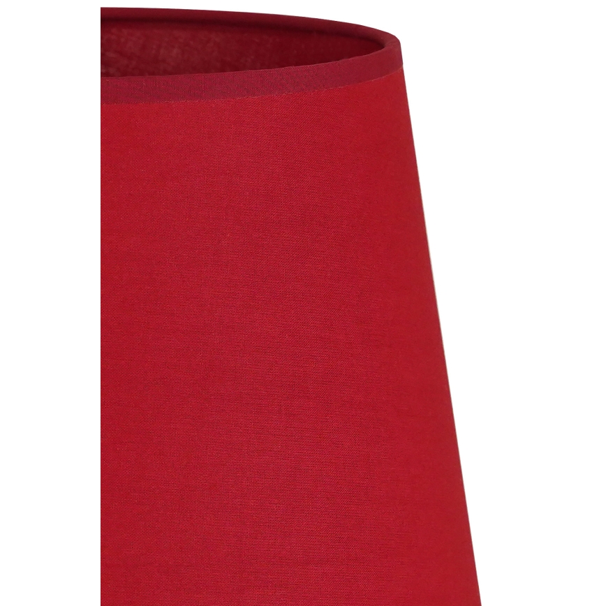Duolla - Stínidlo k stolní lampě CLASSIC M E27 pr. 24 cm červená