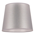 Duolla - Stínidlo k stolní lampě CLASSIC M E27 pr. 24 cm stříbrná
