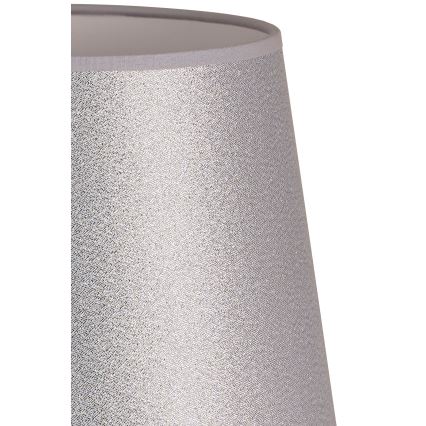 Duolla - Stínidlo k stolní lampě CLASSIC M E27 pr. 24 cm stříbrná