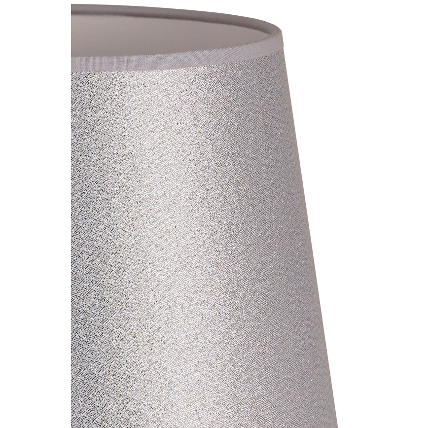 Duolla - Stínidlo k stolní lampě CLASSIC M E27 pr. 24 cm stříbrná