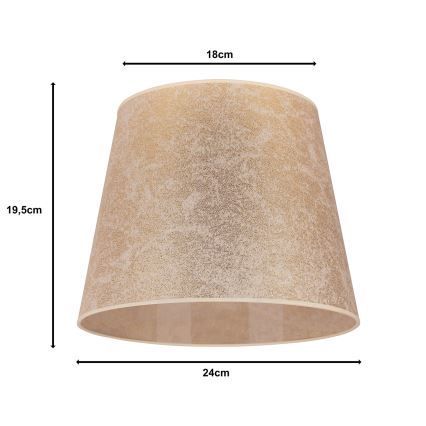 Duolla - Stínidlo k stolní lampě CLASSIC M E27 pr. 24 cm zlatá