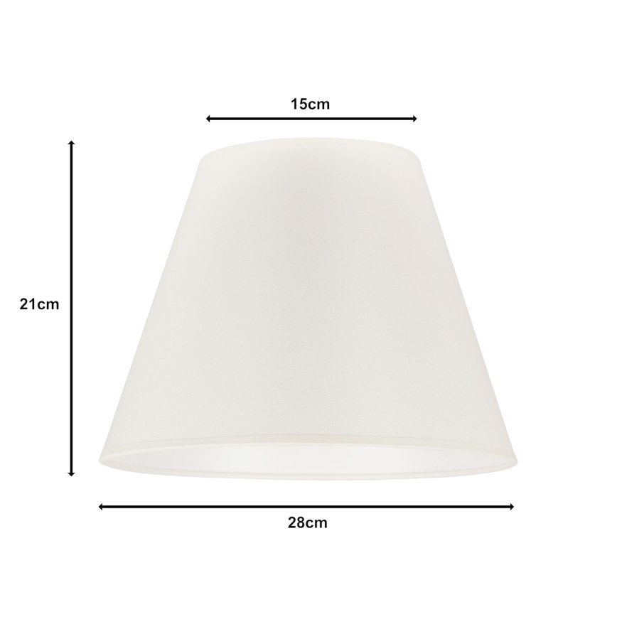 Duolla - Stínidlo k stolní lampě SOFIA S E27 pr. 28 cm béžová
