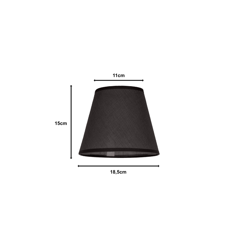 Duolla - Stínidlo k stolní lampě SOFIA XS E14 pr. 18,5 cm antracit