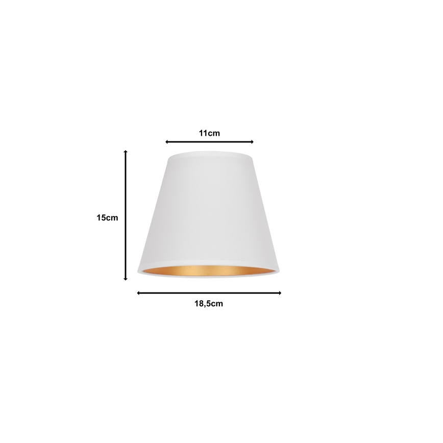 Duolla - Stínidlo k stolní lampě SOFIA XS E14 pr. 18,5 cm bílá