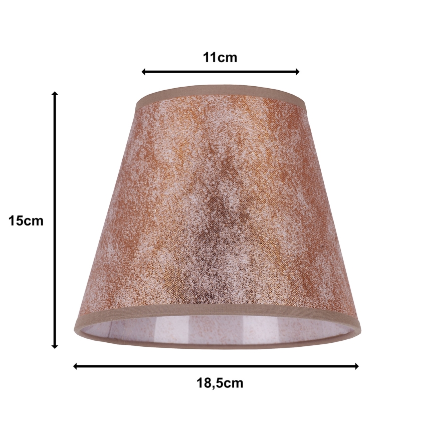 Duolla - Stínidlo k stolní lampě SOFIA XS E14 pr. 18,5 cm měděná