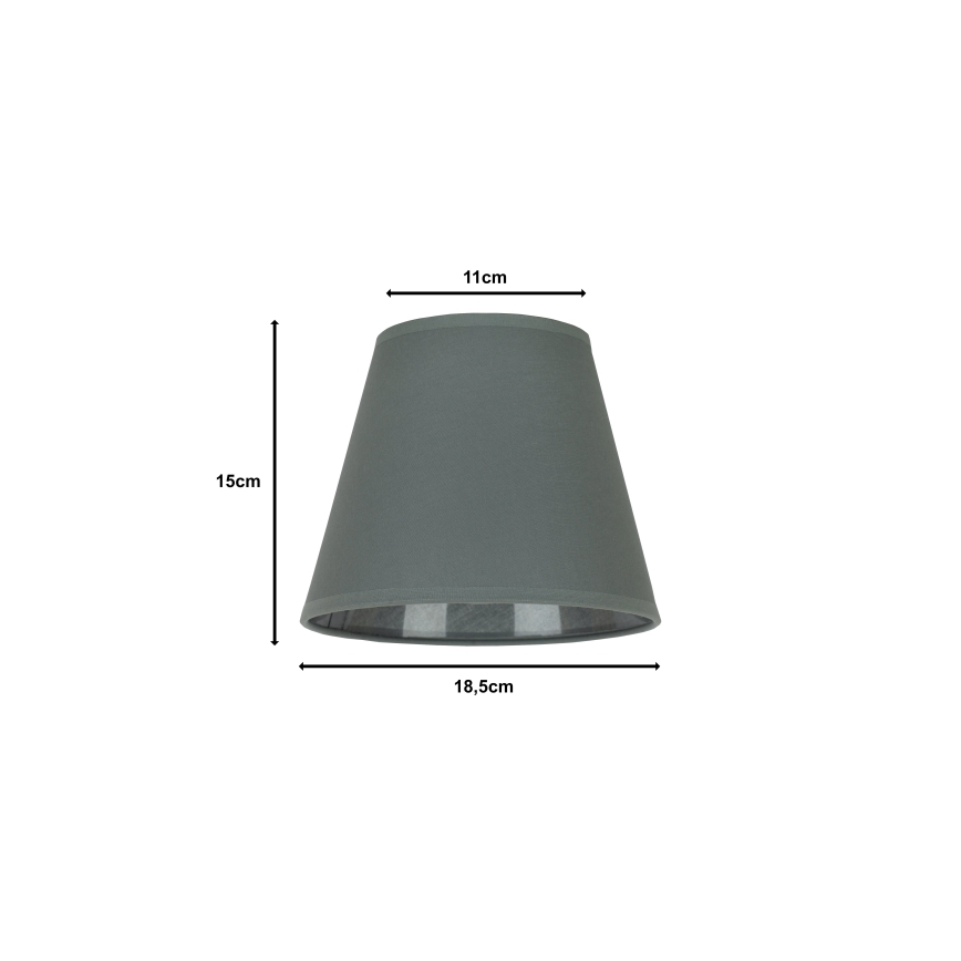 Duolla - Stínidlo k stolní lampě SOFIA XS E14 pr. 18,5 cm šedá