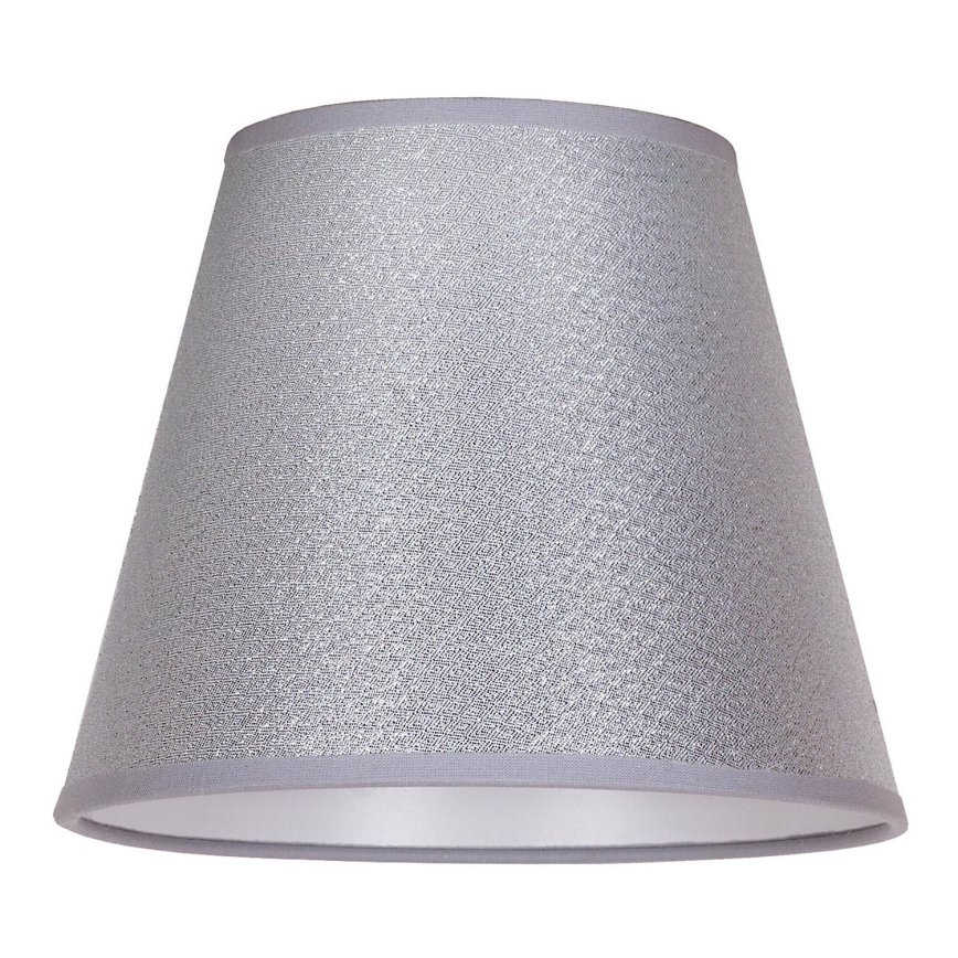 Duolla - Stínidlo k stolní lampě SOFIA XS E14 pr. 18,5 cm stříbrná