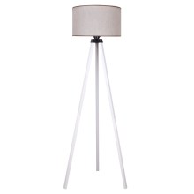 Duolla - Stojací lampa 1xE27/60W/230V béžová/bílá
