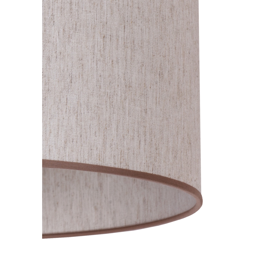 Duolla - Stojací lampa 1xE27/60W/230V pr. 44 cm béžová/hnědá