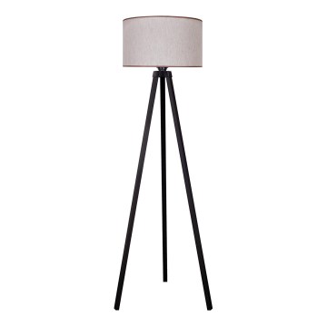 Duolla - Stojací lampa 1xE27/60W/230V pr. 44 cm béžová/wenge