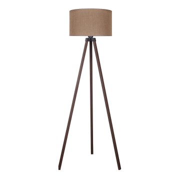 Duolla - Stojací lampa 1xE27/60W/230V pr. 44 cm hnědá
