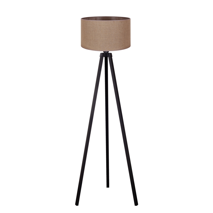 Duolla - Stojací lampa 1xE27/60W/230V pr. 44 cm hnědá/wenge
