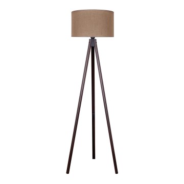 Duolla - Stojací lampa 1xE27/60W/230V pr. 44 cm hnědá/wenge