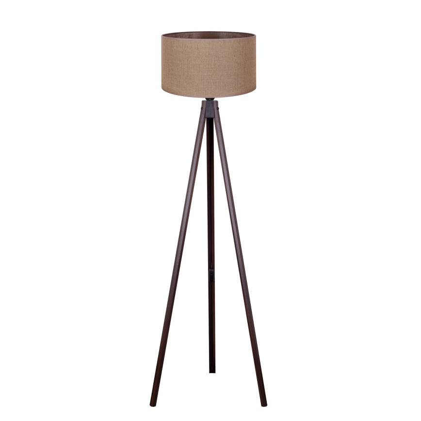 Duolla - Stojací lampa 1xE27/60W/230V pr. 44 cm hnědá/wenge