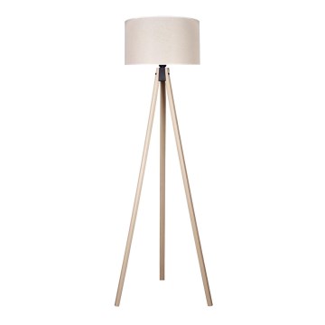 Duolla - Stojací lampa 1xE27/60W/230V pr. 44 cm krémová/béžová