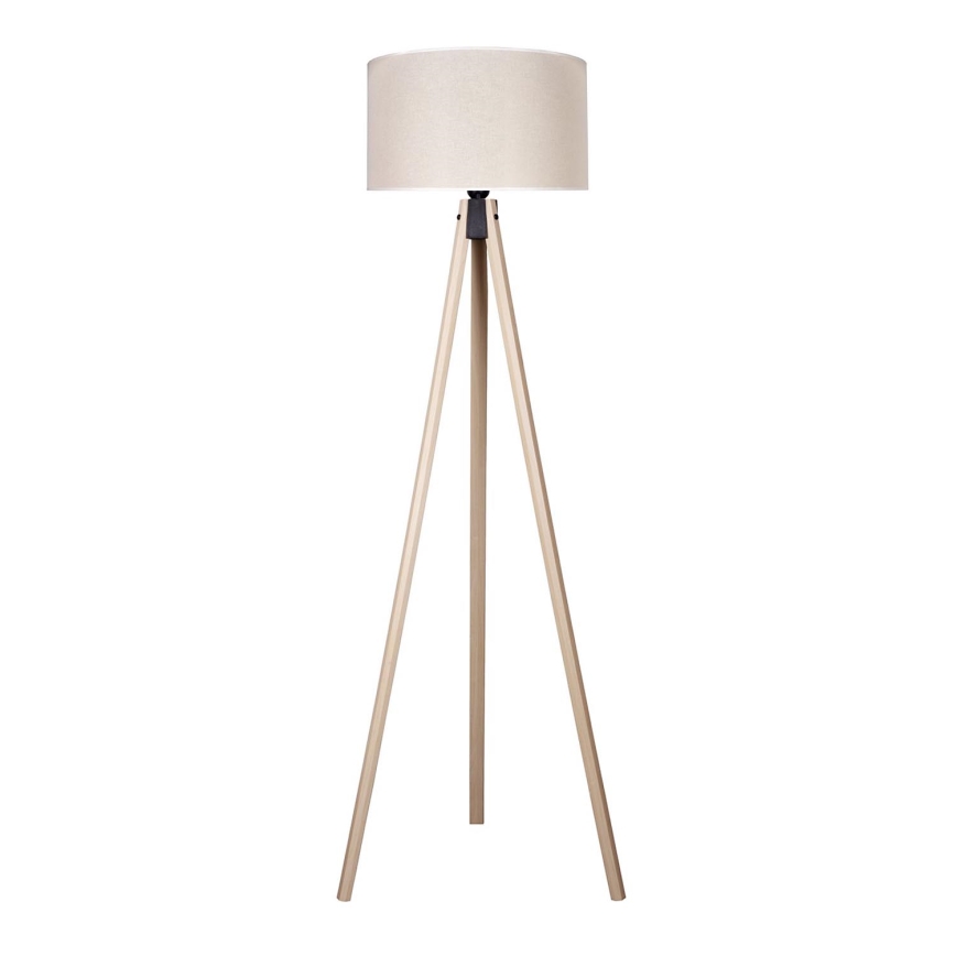 Duolla - Stojací lampa 1xE27/60W/230V pr. 44 cm krémová/béžová