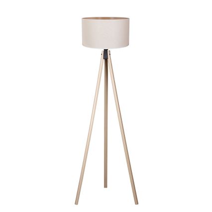 Duolla - Stojací lampa 1xE27/60W/230V pr. 44 cm krémová/béžová