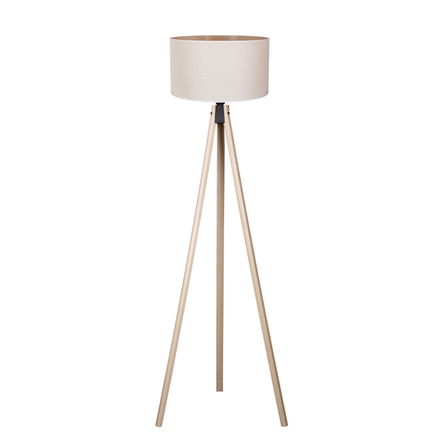 Duolla - Stojací lampa 1xE27/60W/230V pr. 44 cm krémová/béžová