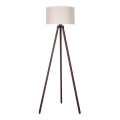 Duolla - Stojací lampa 1xE27/60W/230V pr. 44 cm krémová/hnědá