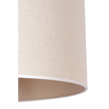 Duolla - Stojací lampa 1xE27/60W/230V pr. 44 cm krémová/hnědá