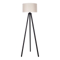 Duolla - Stojací lampa 1xE27/60W/230V pr. 44 cm krémová/wenge
