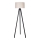 Duolla - Stojací lampa 1xE27/60W/230V pr. 44 cm krémová/wenge