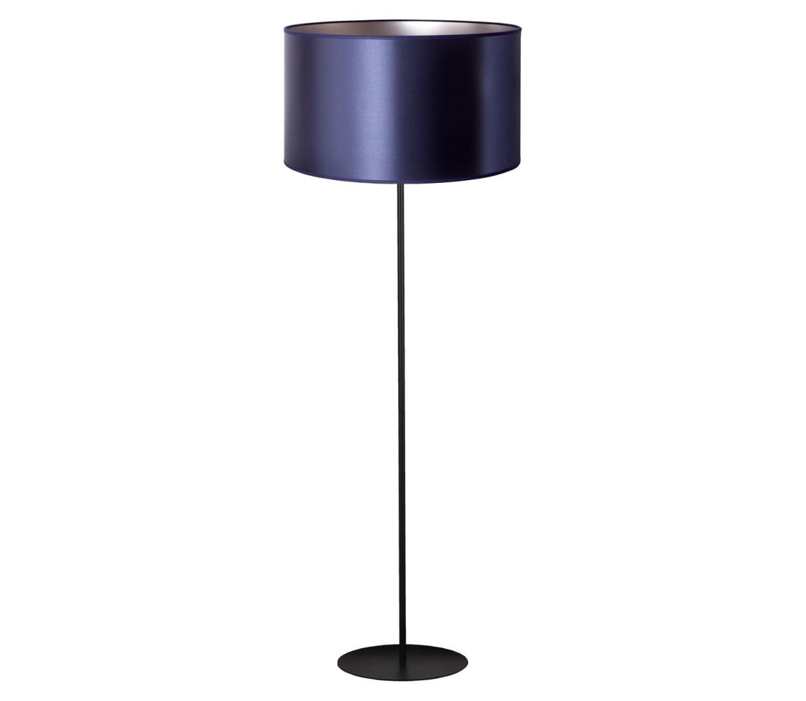 Duolla Duolla - Stojací lampa CANNES 1xE27/15W/230V 45 cm fialová/stříbrná/černá DU602945