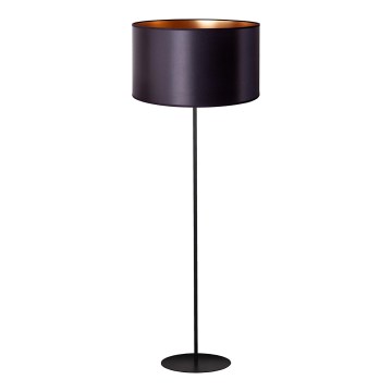 Duolla - Stojací lampa CANNES 1xE27/15W/230V pr. 45 cm černá/měděná