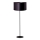 Duolla - Stojací lampa CANNES 1xE27/15W/230V pr. 45 cm černá/stříbrná