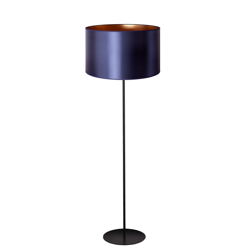 Duolla - Stojací lampa CANNES 1xE27/15W/230V pr. 45 cm fialová/měděná/černá
