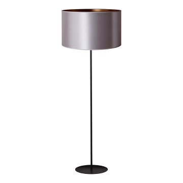 Duolla - Stojací lampa CANNES 1xE27/15W/230V pr. 45 cm stříbrná/měděná/černá