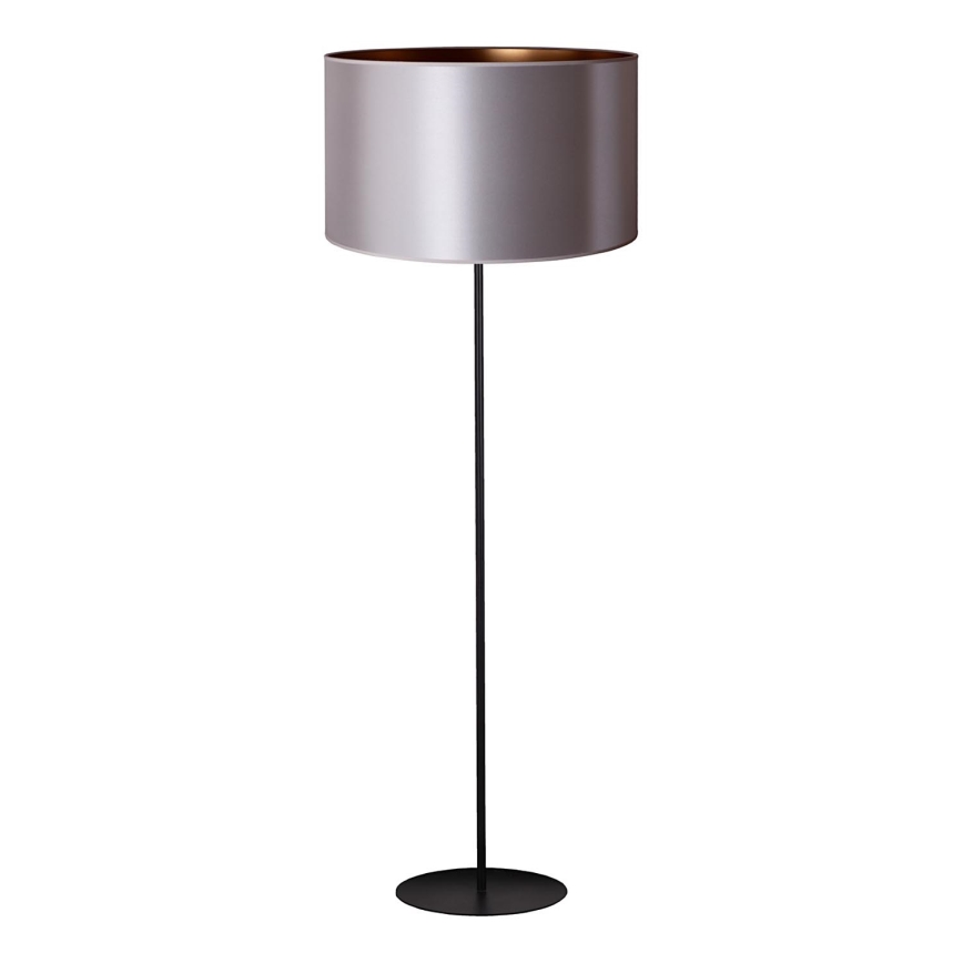 Duolla - Stojací lampa CANNES 1xE27/15W/230V pr. 45 cm stříbrná/měděná/černá