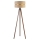 Duolla - Stojací lampa DUO 1xE27/60W/230V pr. 44 cm béžová/wenge