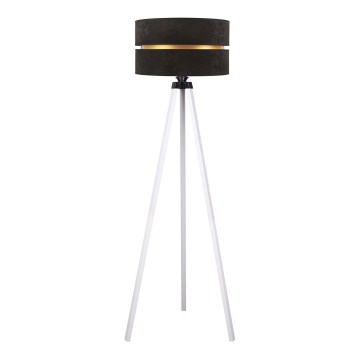 Duolla - Stojací lampa DUO 1xE27/60W/230V pr. 44 cm černá/bílá