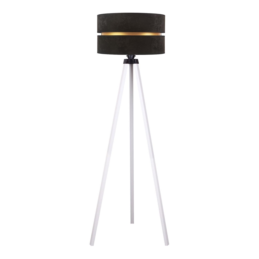 Duolla - Stojací lampa DUO 1xE27/60W/230V pr. 44 cm černá/bílá