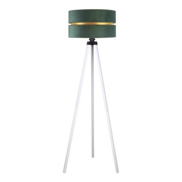 Duolla - Stojací lampa DUO 1xE27/60W/230V pr. 44 cm zelená/bílá