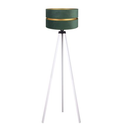 Duolla - Stojací lampa DUO 1xE27/60W/230V pr. 44 cm zelená/bílá