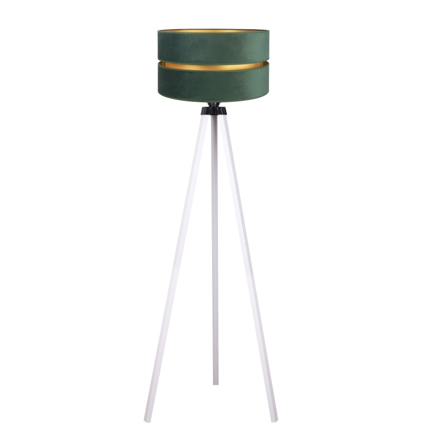 Duolla - Stojací lampa DUO 1xE27/60W/230V pr. 44 cm zelená/bílá