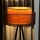 Duolla - Stojací lampa WOOD BOHO 1xE27/15W/230V pr. 45 cm černá/béžová