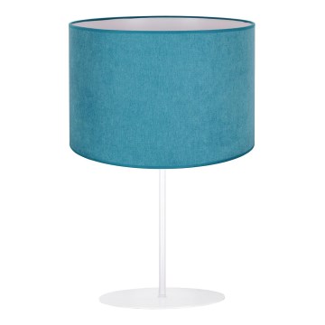 Duolla - Stolní lampa BRISTOL 1xE14/15W/230V pr. 17,5 cm modrá/bílá